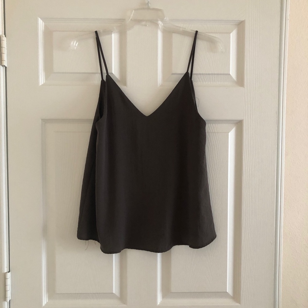 Olive green top
